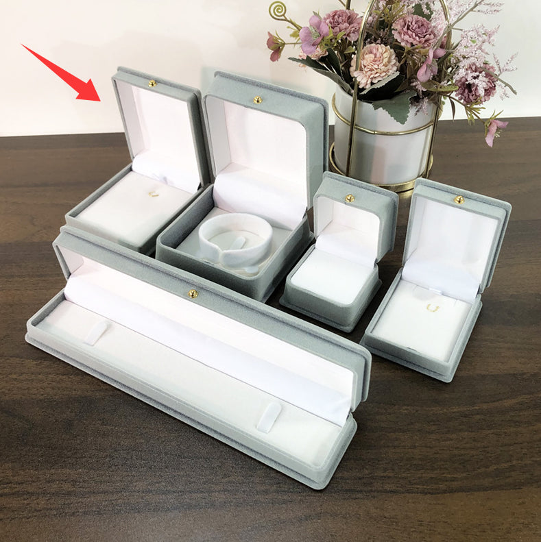 Royal Lake Blue Jewelry Box with Beads