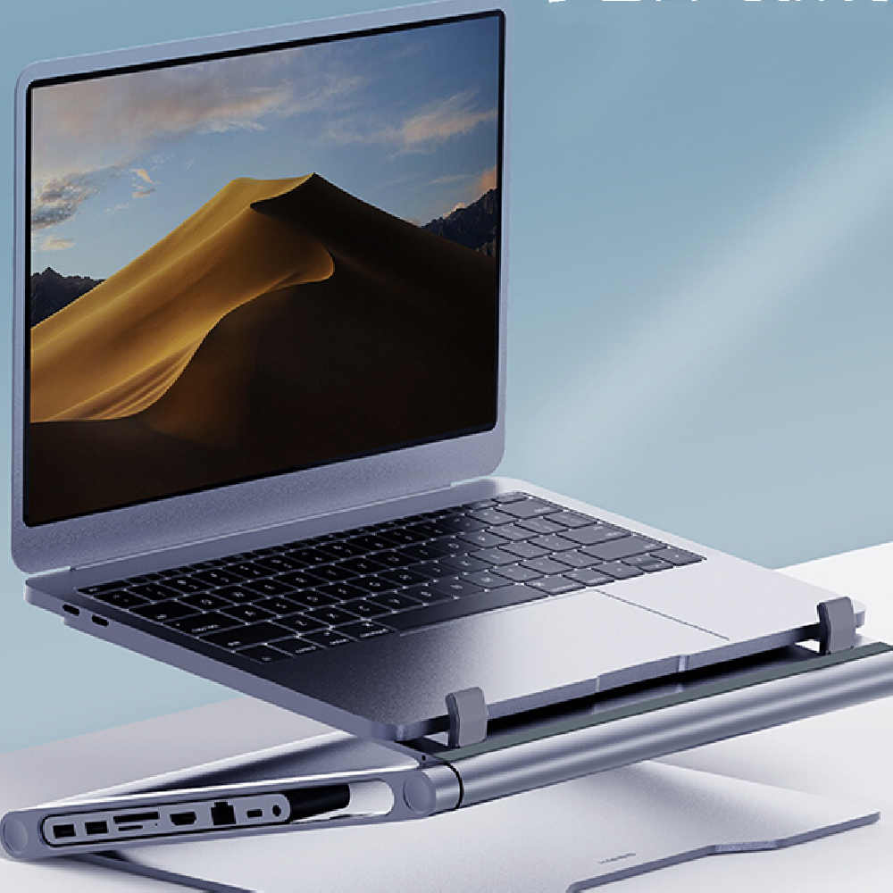 Lapstop Stand avec 8-en-1 station d'accueil