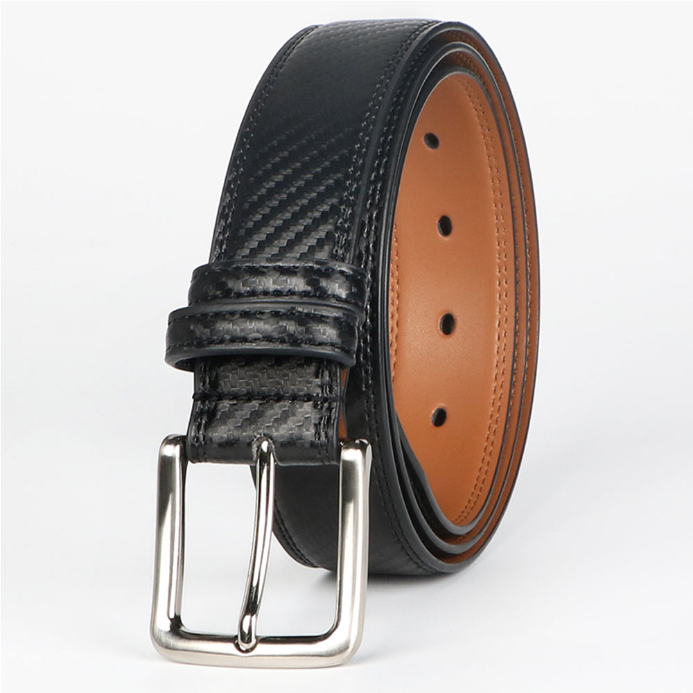 Véritable ceinture en cuir d'affaires pour les hommes ou BOY Swivel épingle boucle Casual Versatile ceinture