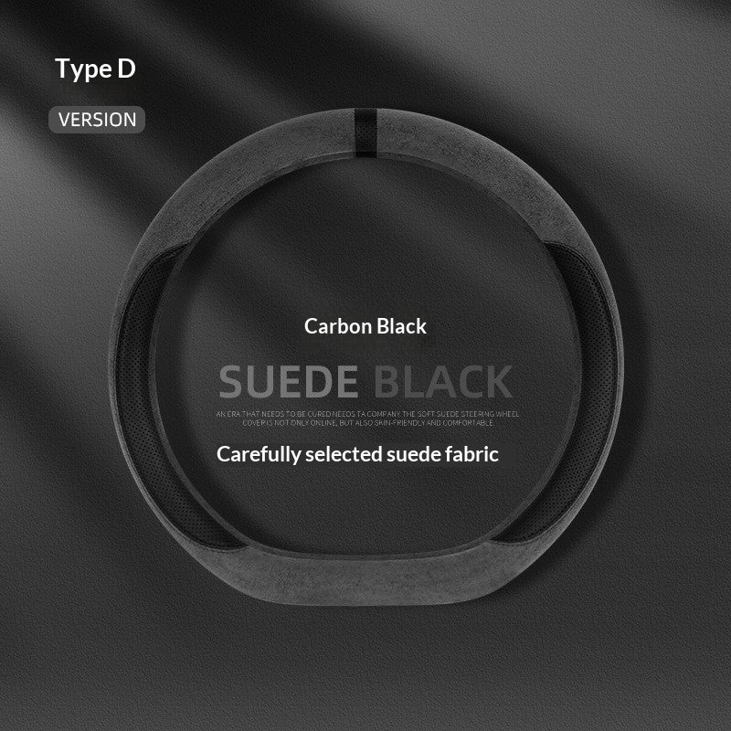 Couverture de volant tout-saison de type Suede