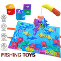 Jouets de pêche pour bébés Tissu Crawling Game Mat Jouets d'éducation précoce en trois dimensions