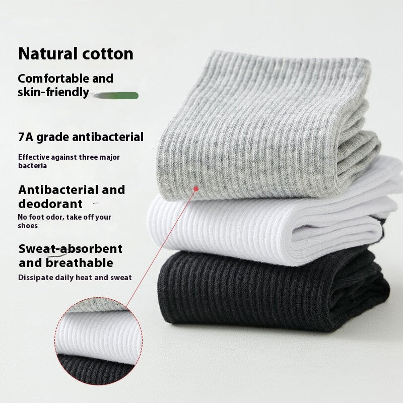Chaussettes antibactériennes minces et désodorisantes à la sueur du genou