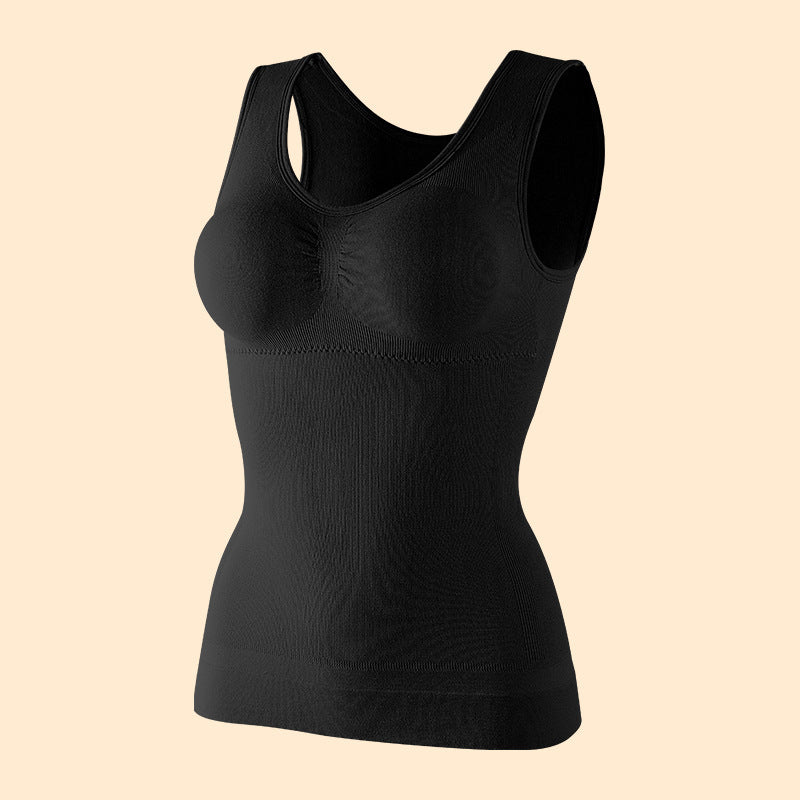Commerce extérieur Seamless Double couche corps façonnage vest long Abdominal façonnage Waist Sports