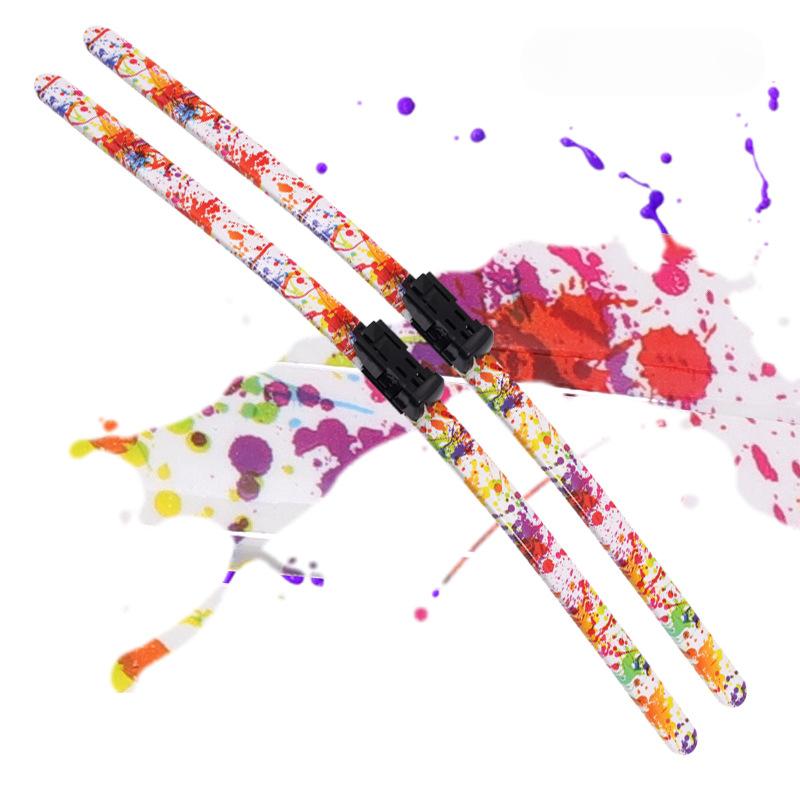 Wiper pare-brise en fibre de carbone coloré
