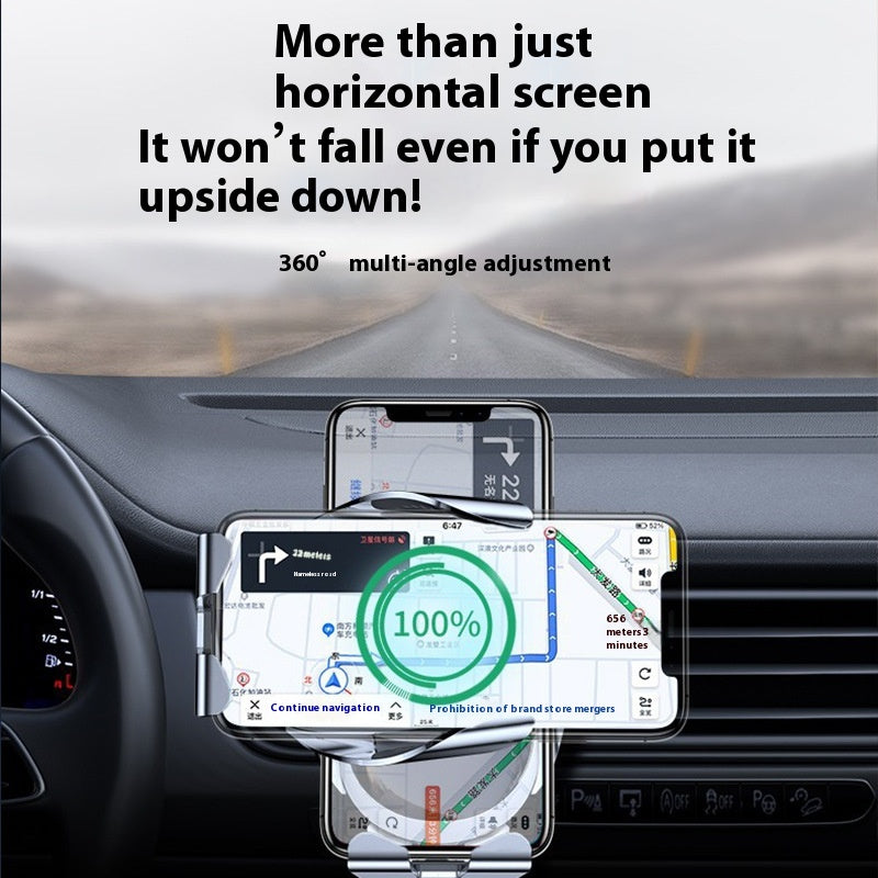 Support de téléphone de voiture en plastique simple et portable