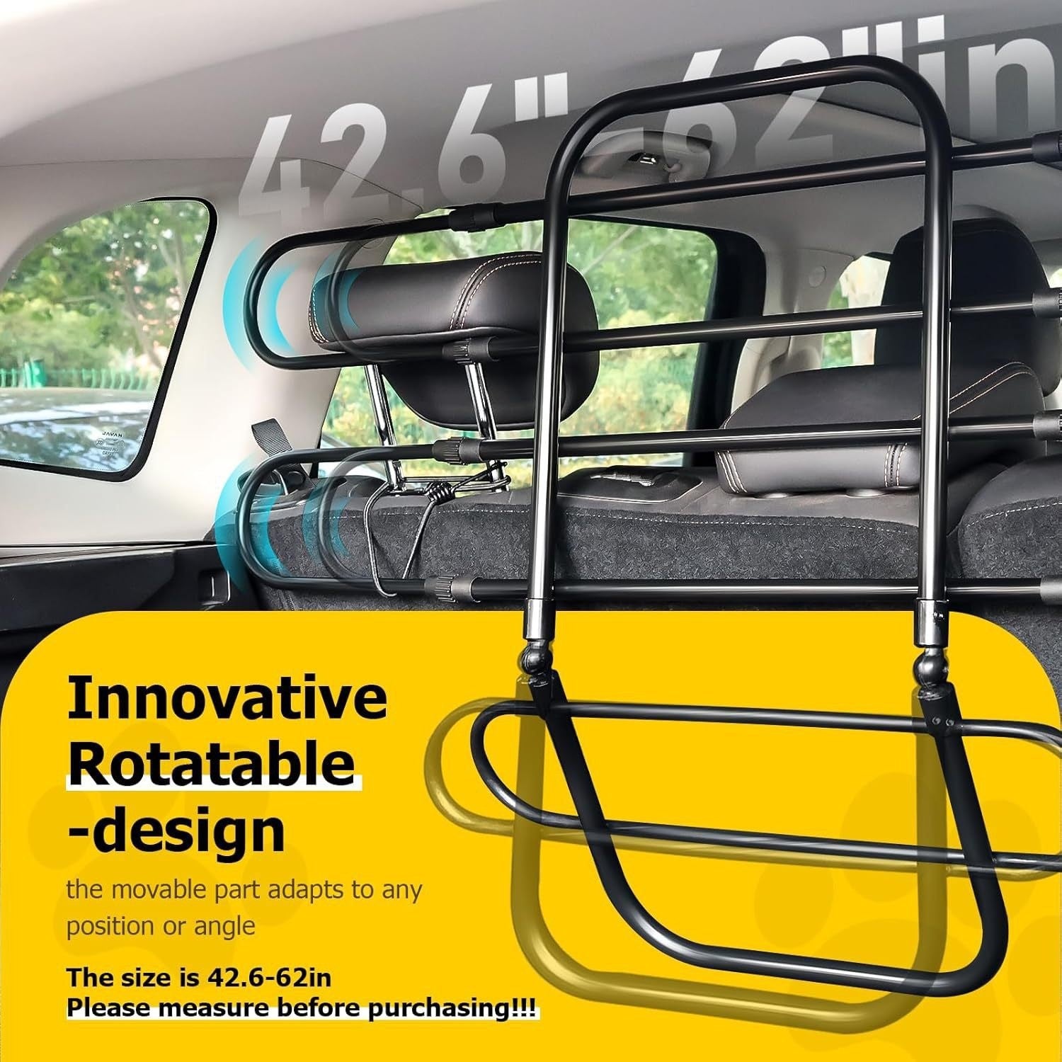 Barrière de voiture de chien