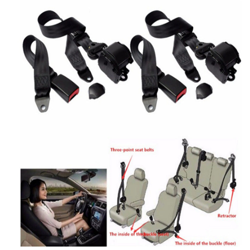 Kit de ceinture de sécurité réglable en trois points