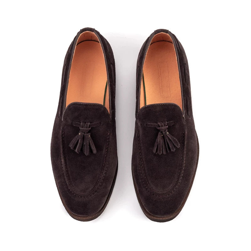 Hommes Slip-on chaussures en cuir Mocassins pour le transport