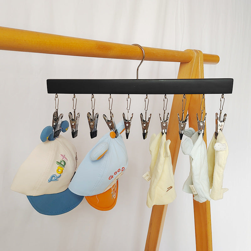 Rack d'affichage de chapeau de rangement en bois
