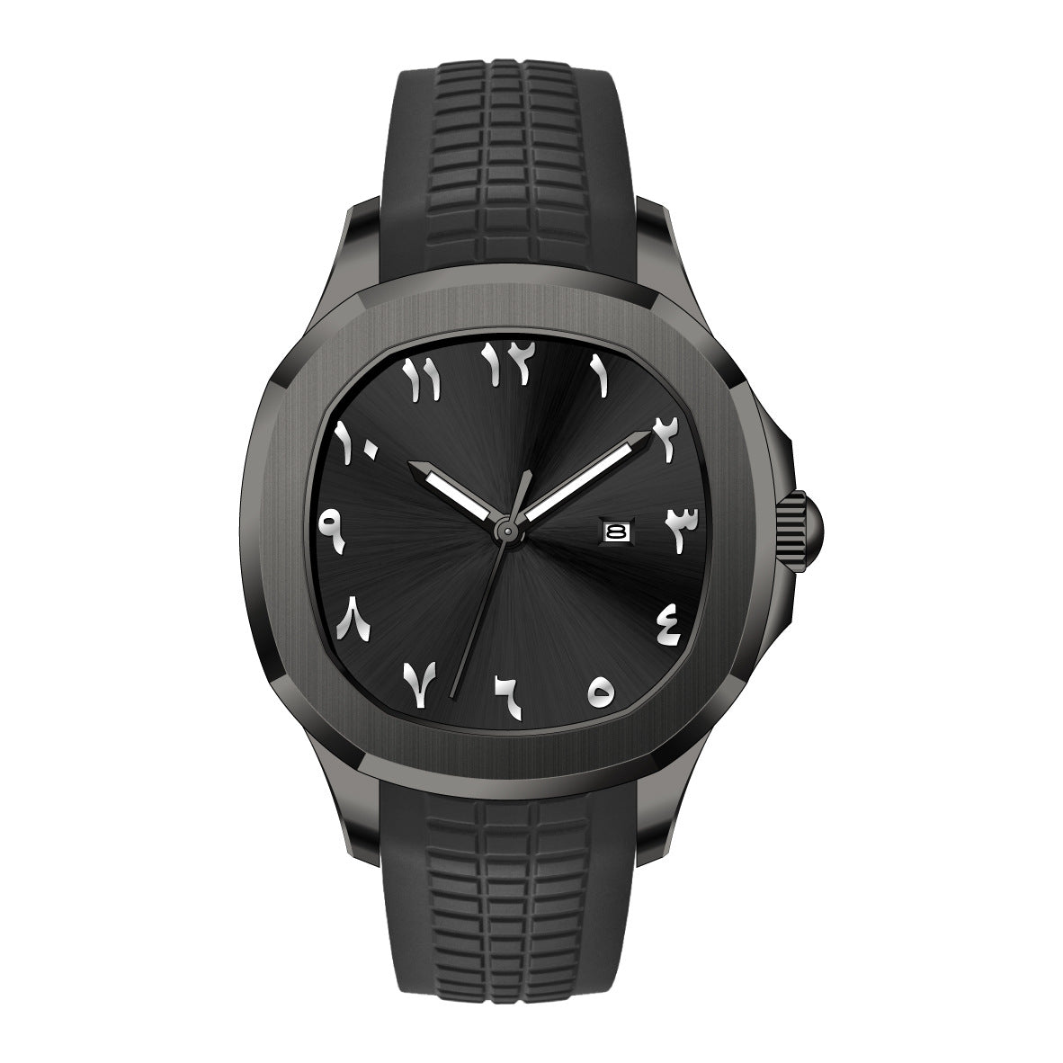 Montre Quartz étanche Classic Grenade bracelet en silicone