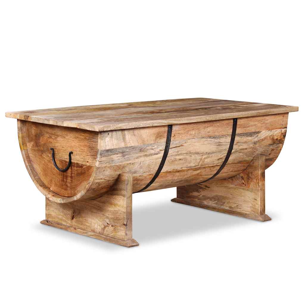 Table de café Bois de mangue massif 88x50x40 cm