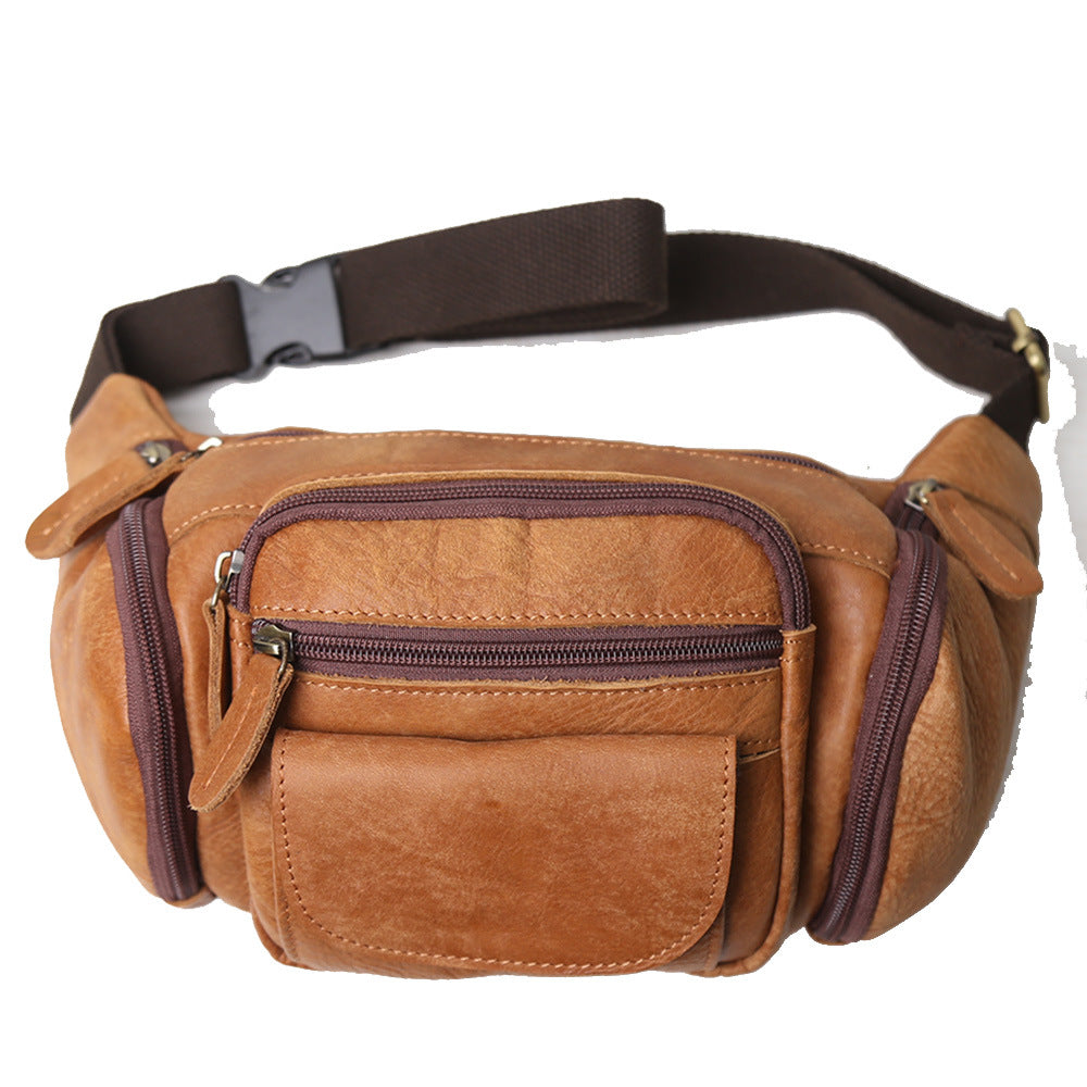 Sac de taille de grande capacité avec plusieurs poches Outdoor Crossbody Bag