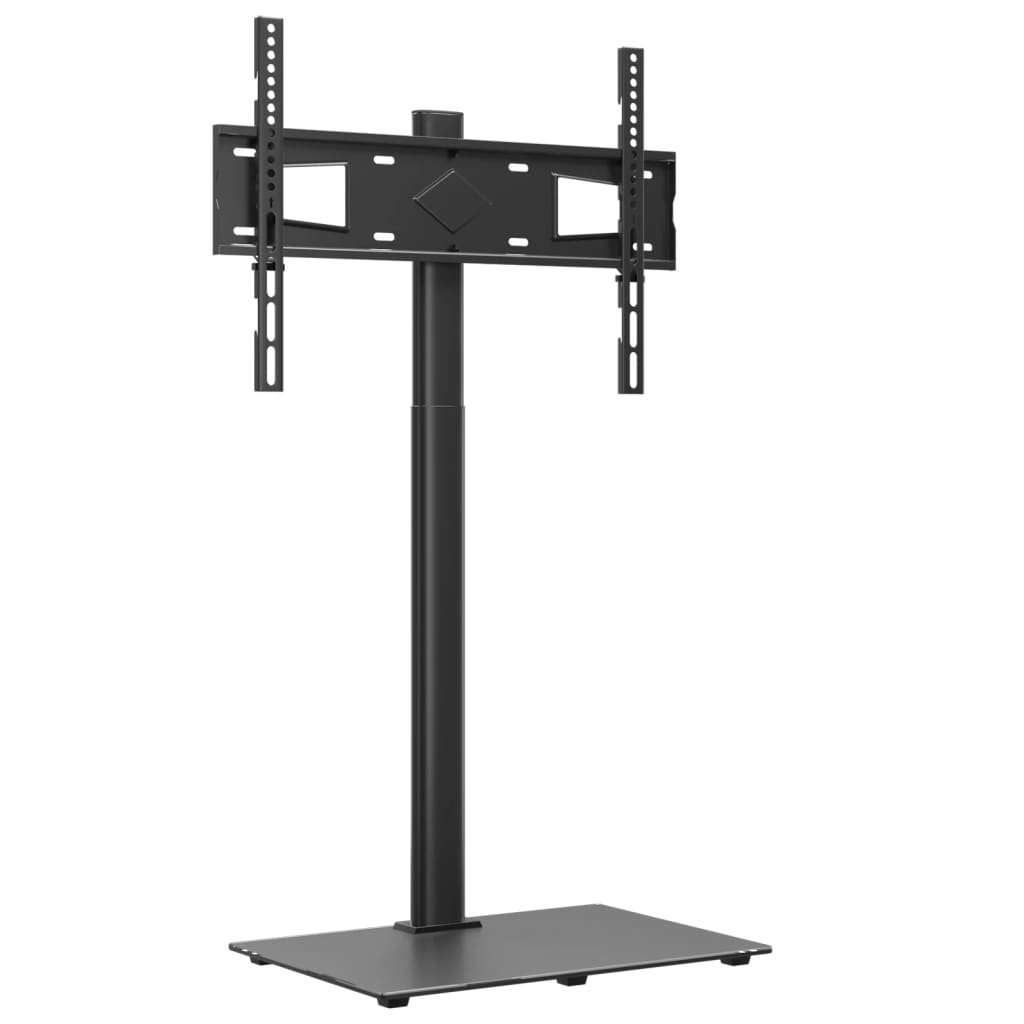 TV coin stand avec 1 étagère pour TV 32-65 pouces