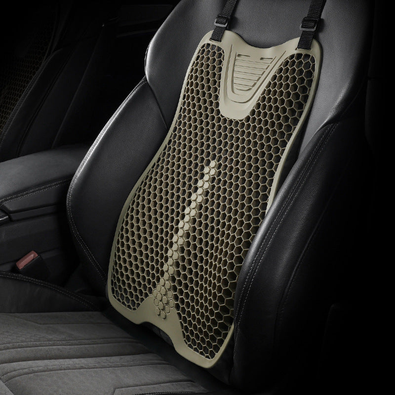 Coussin de siège de voiture ventilé et respirant en silicone à quatre dimensions