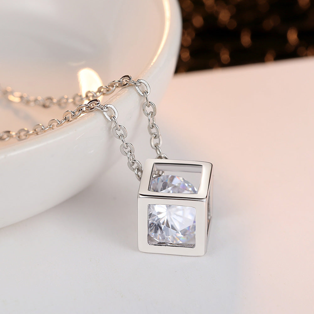 Jeu de zircon cube d'eau