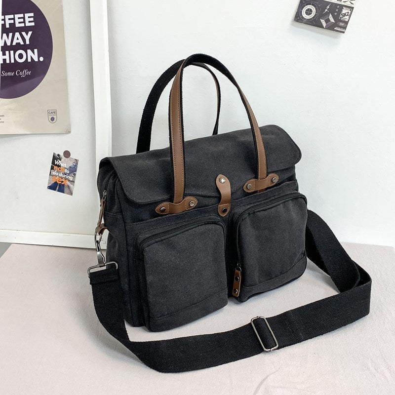 Voyage en plein air Multi-compartiment Grande Capacité Toile Sac de corps pour hommes