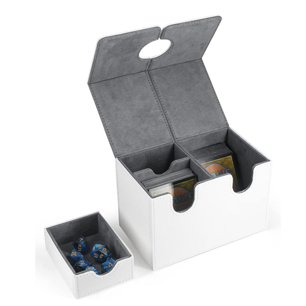 Boîte de rangement avec tiroirs à carte en polyuréthane double couche