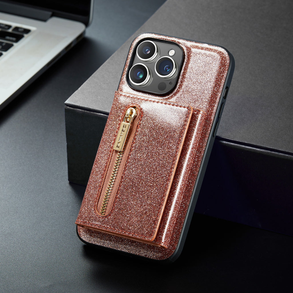 Porte-cartes magnétiques Étui de protection pour téléphone Étui en cuir