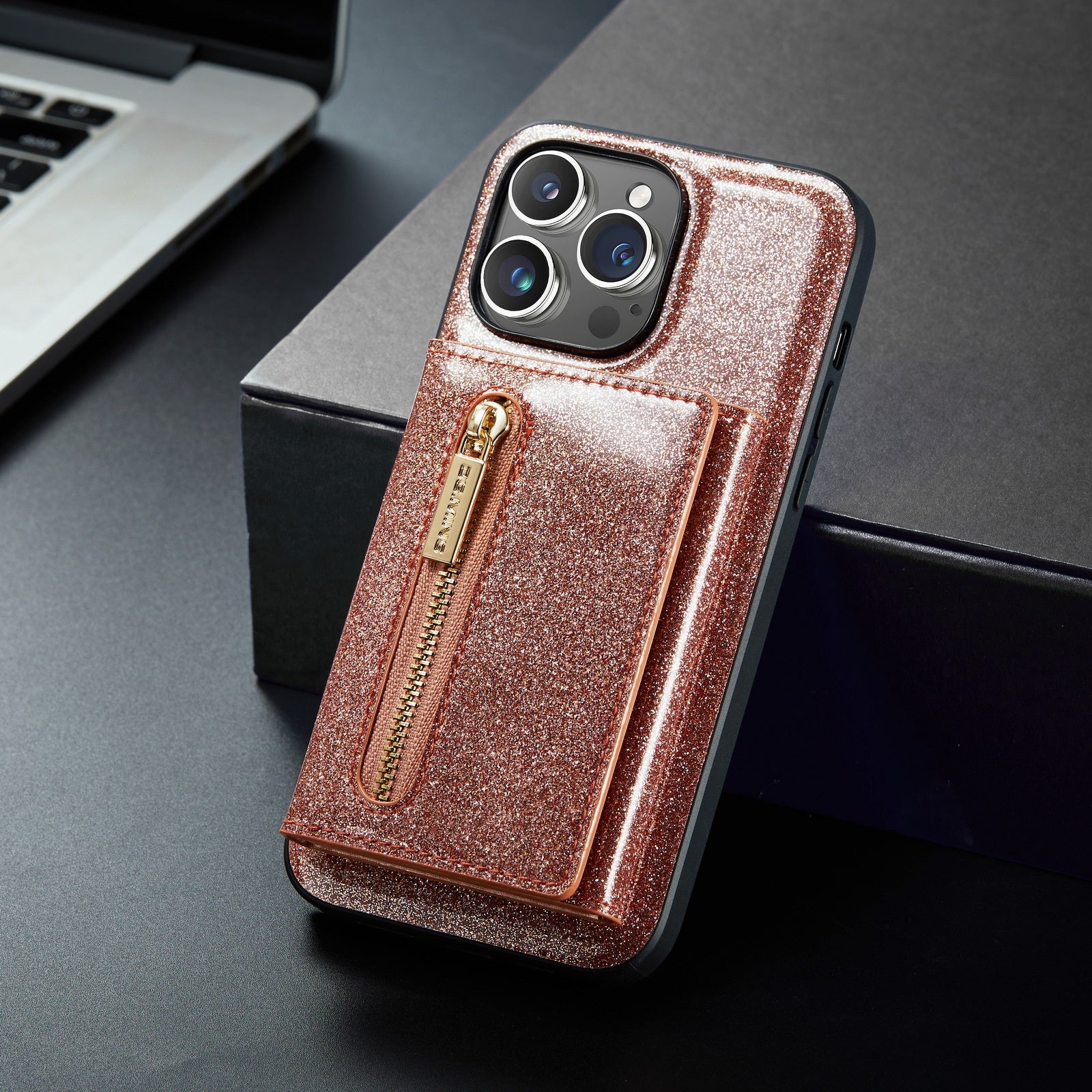 Porte-cartes magnétiques Étui de protection pour téléphone Étui en cuir