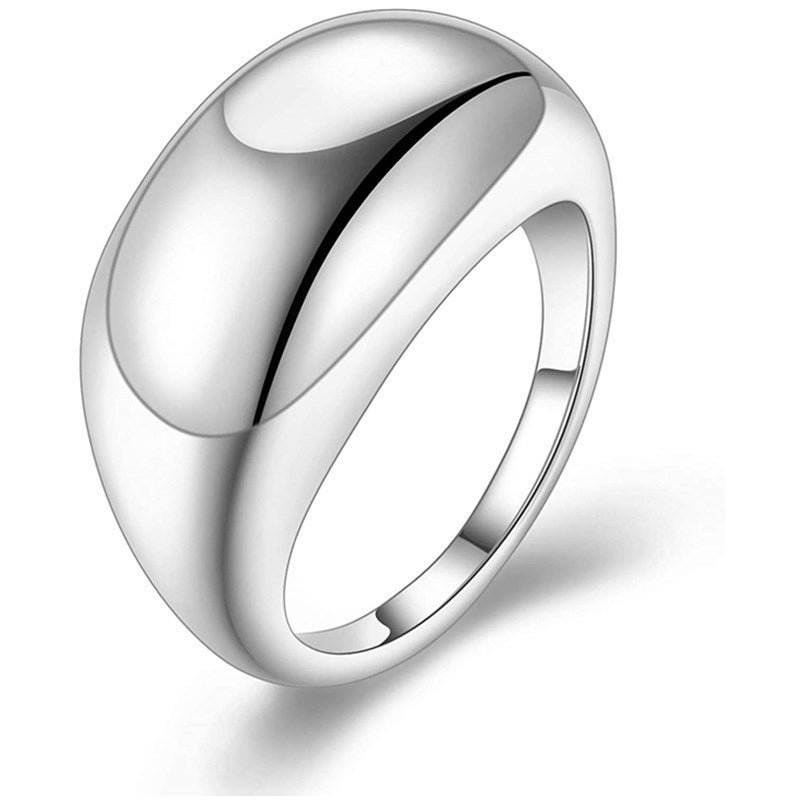 European And American Creative Retro Simple Titanium Steel Casting Twist Personnalité Pain