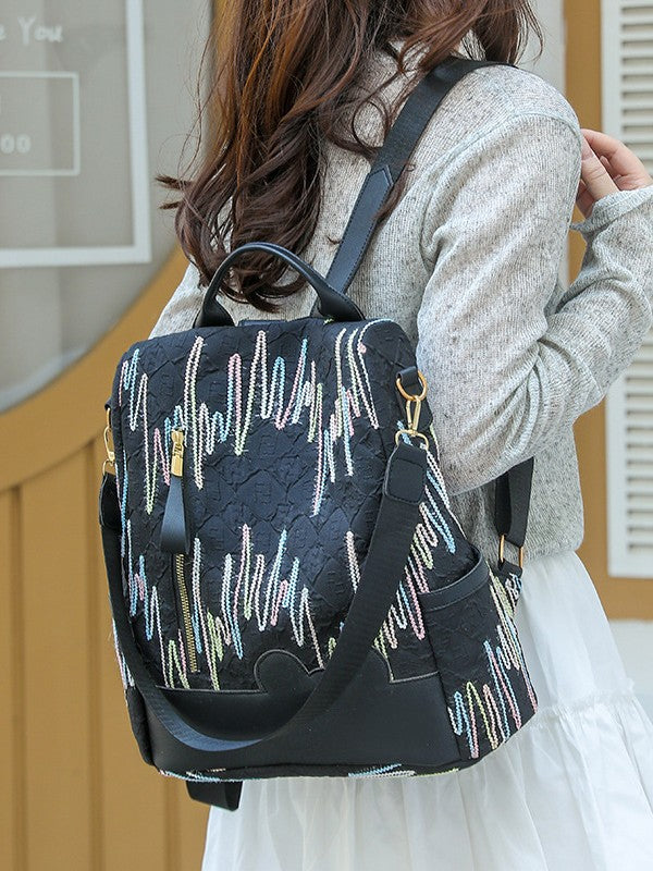 Sac à dos multifonctionnel léger et fashionable pour femme