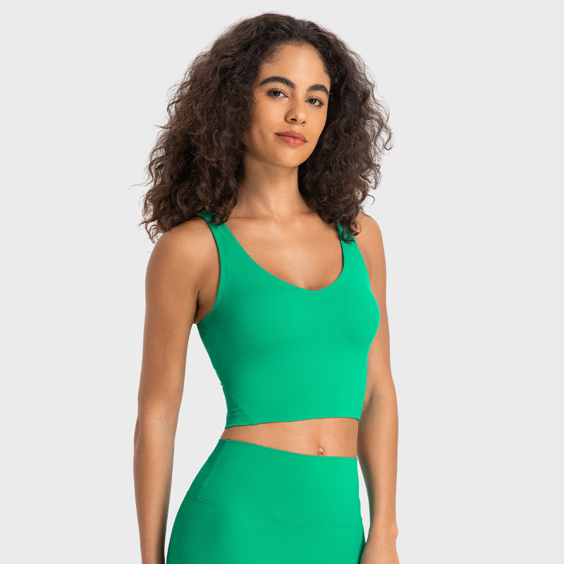 Soutien-gorge de sport de style Vest pour femmes