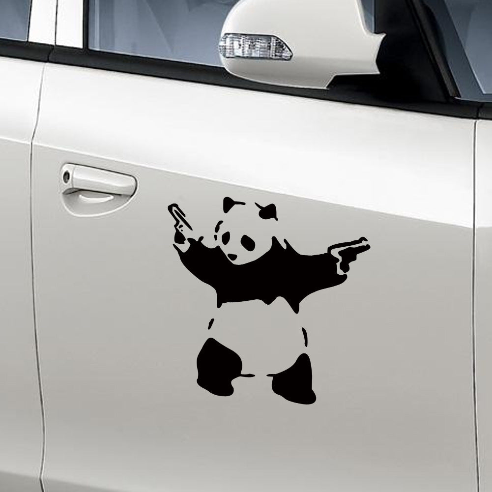 Autocollant sport extérieur panda voiture