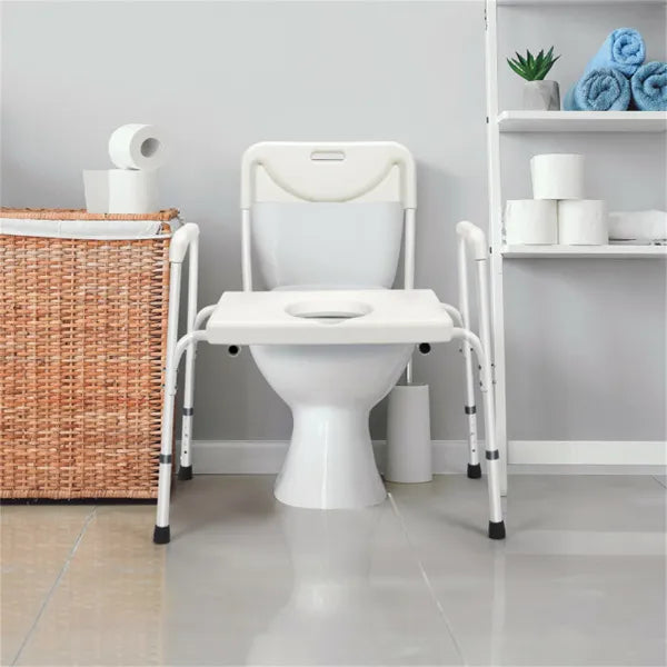 Chaise Commode 3-en-1 (34" x 21" x 35,5"-39" )Seau amovible