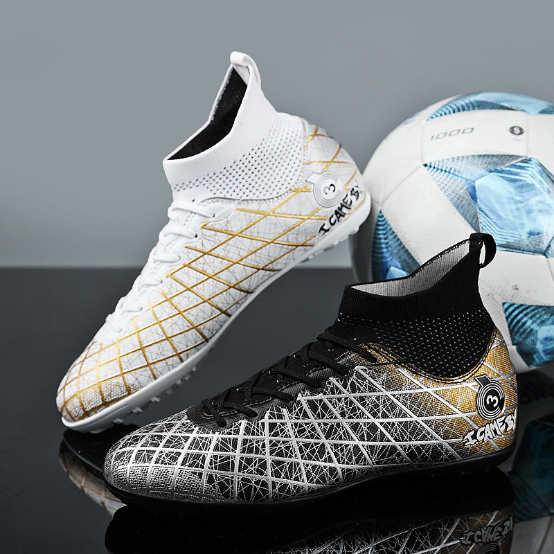 Chaussures de soccer longues et courtes Spikes Adultes Course Chaussures