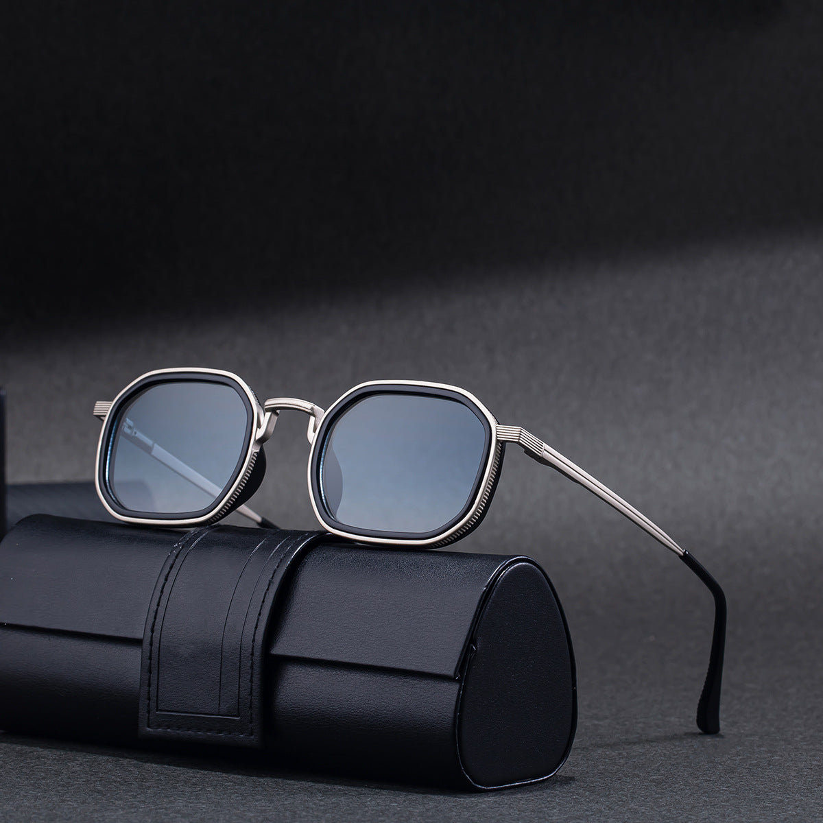 Lunettes de soleil européennes et américaines Fashion Square Frame