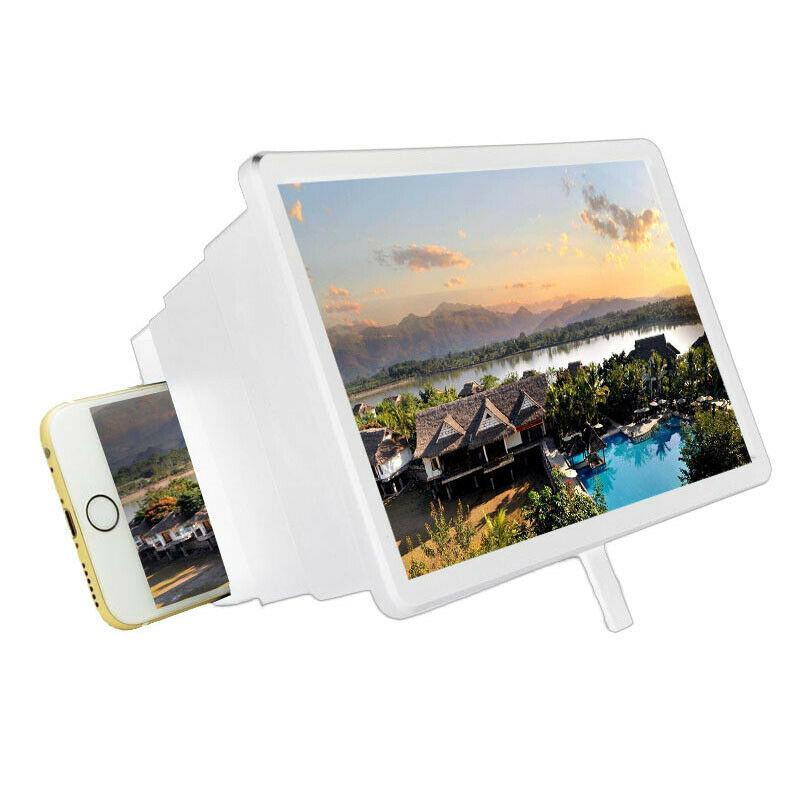 Magnificateur d'écran de téléphone portable blanc