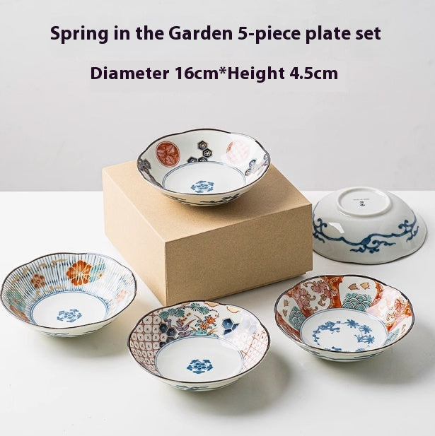 Plaque en céramique Couverts Dim Sum Plaque Plat