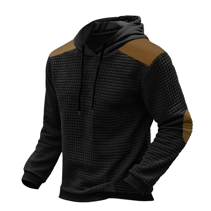 Sweat-shirt à capuche à capuchon Jacquard pour homme