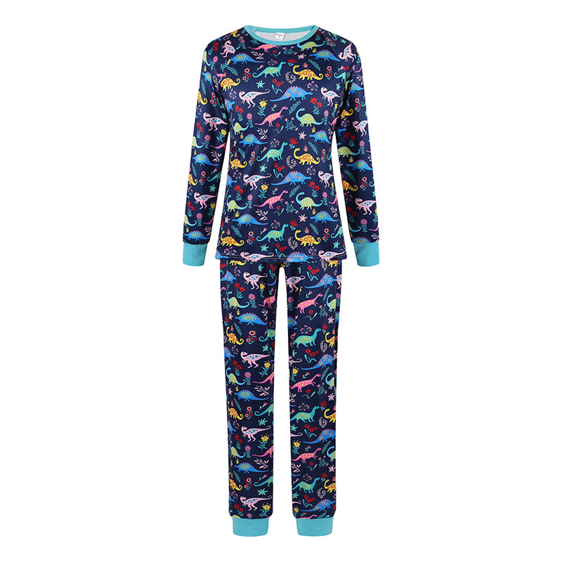 En automne et en hiver, vêtements de maison Plaid Parent-enfant