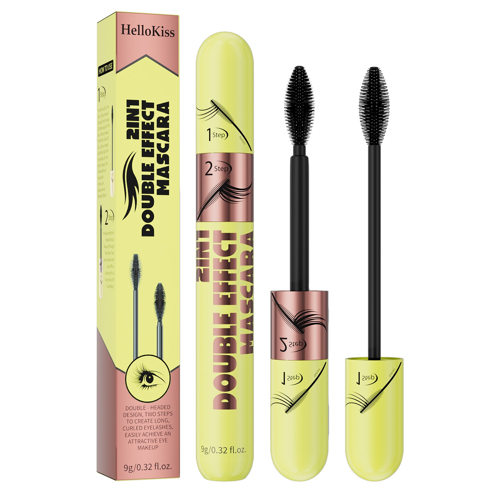 Mascara naturelle longue et volumineuse