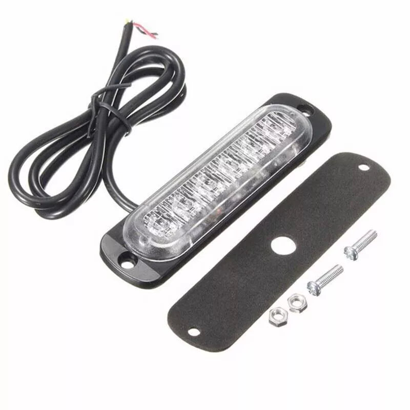 4X12V 24V 6 LED Strobe Flashing récupération Lightbar Camion lumières Nouveau