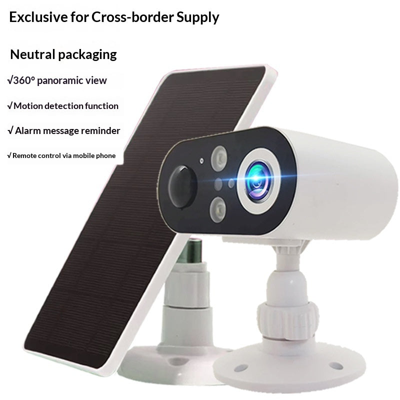 Surveillance de la sécurité mobile à source solaire à distance