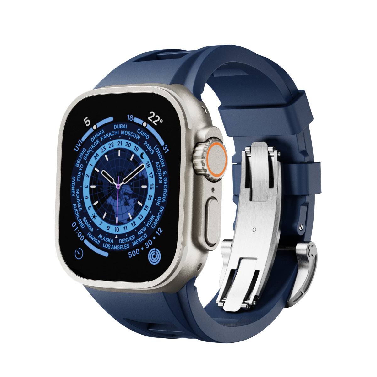 Montre Bracelet en silicone liquide S9 épingle boucle ultra pliante
