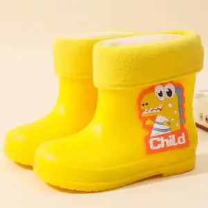 Les chaussures imperméables pour enfants en dinosaure sont épais et souples
