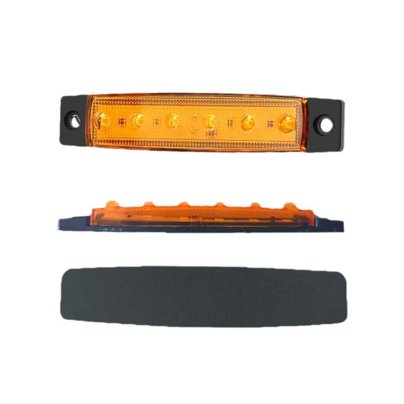 30 Pcs 12v 6 Led Blanc Jaune Rouge Marqueur Side Position Camion Remorque