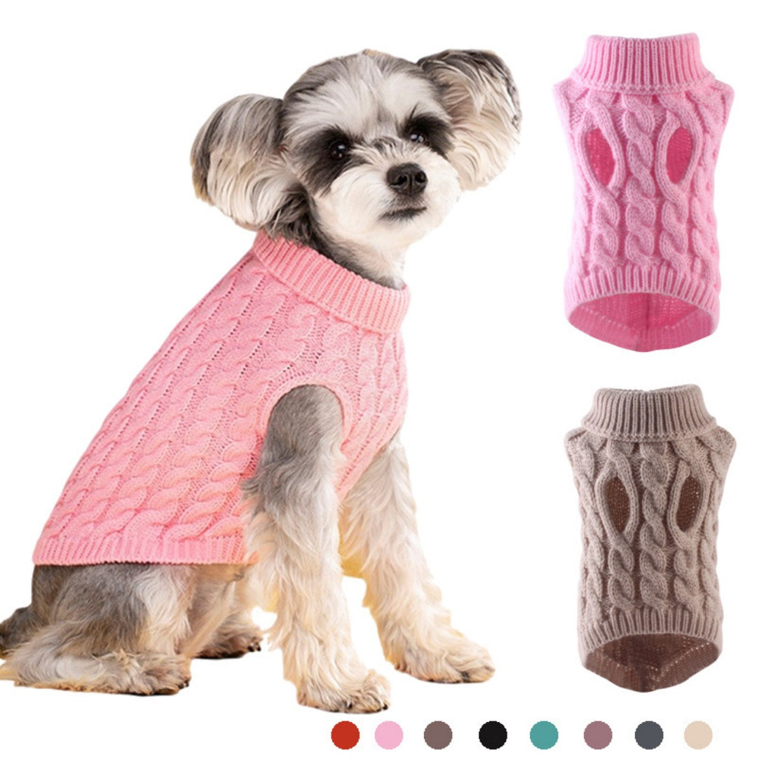 Chandails pour animaux d'hiver chauds