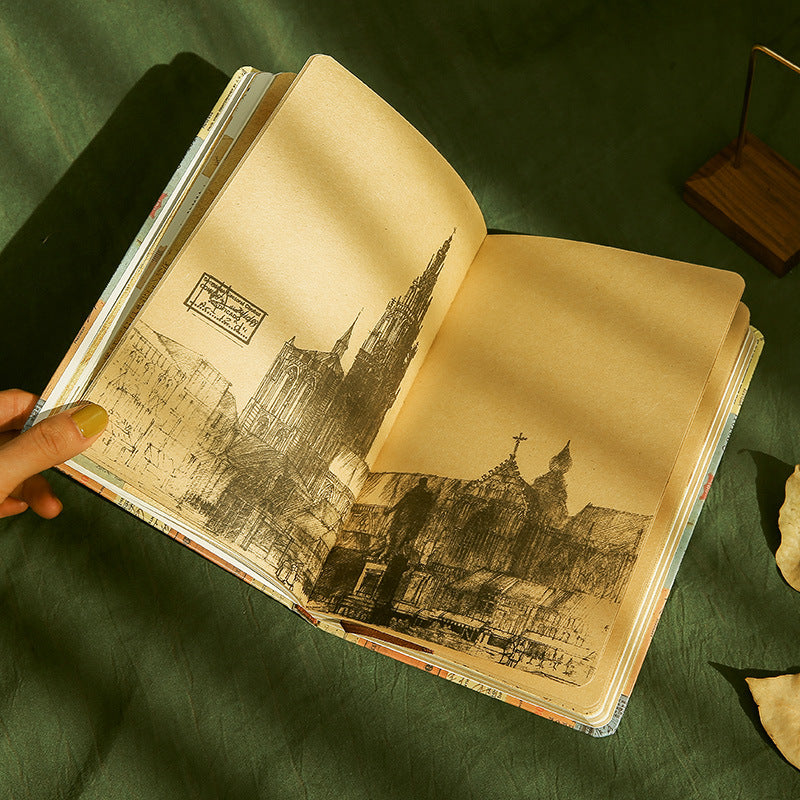 Personnalité créatif papier kraft illustration d'humeur carnet