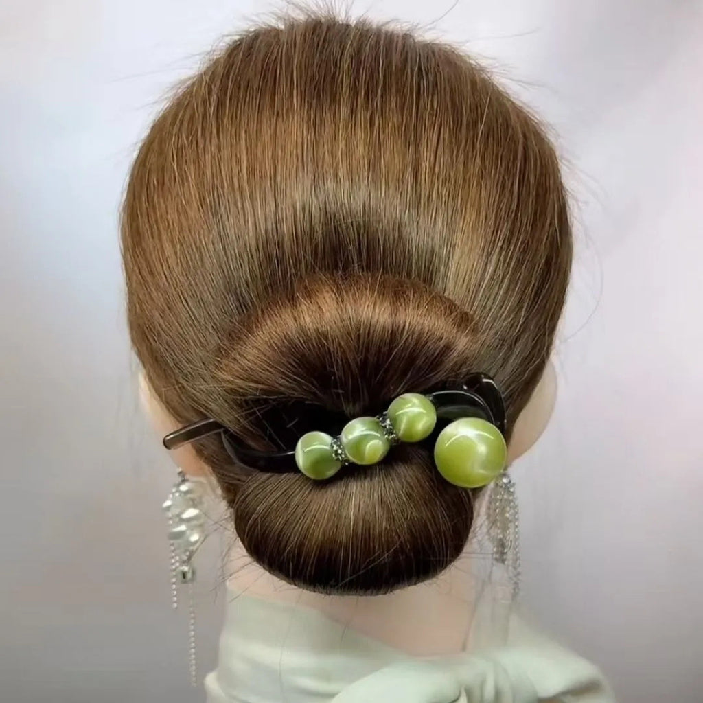 Clip simple occasionnel de cheveux Twist une ligne pour les femmes