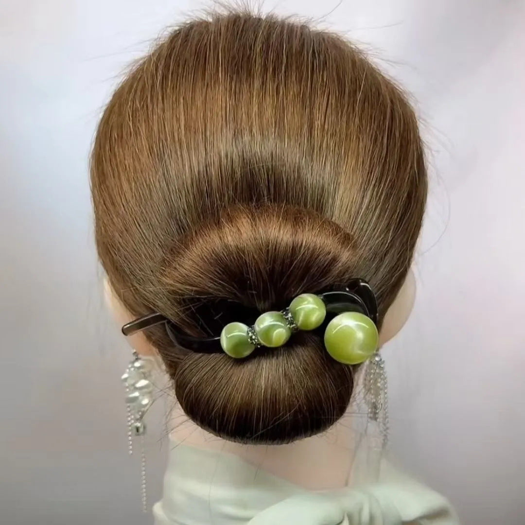 Clip simple occasionnel de cheveux Twist une ligne pour les femmes