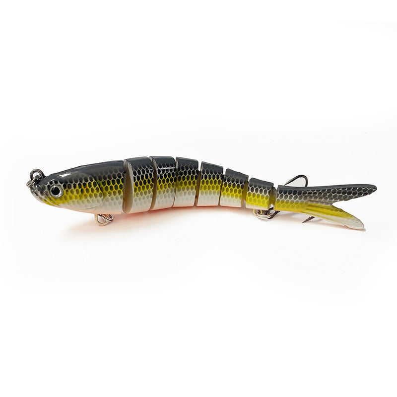 8-section Grand faux luth à longue portée submerged Hard Fishing Bait