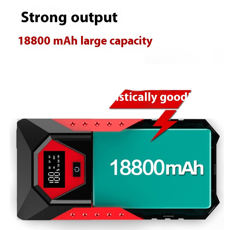 Automobile Emergency Start Power Source 12V Mobile Power Bank Batterie de voiture de grande capacité