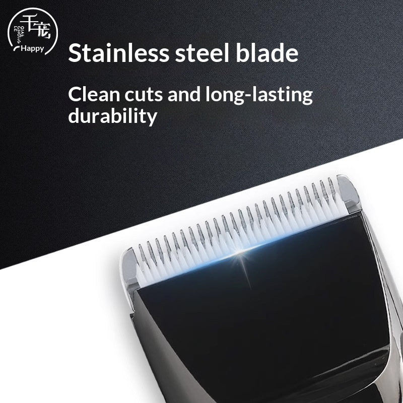 Clipper professionnel haute puissance à faible bruit pour animaux avec affichage de batterie