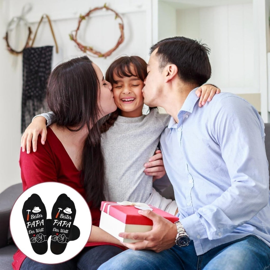 2 paires de -- Meilleure maman et papa chaussons