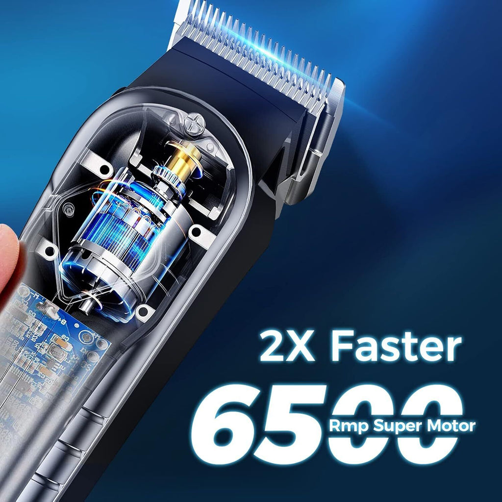 Clippers professionnel homme Trimmer Kit coupe machine sans fil Barber Salon