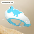 Casquette de bain pour enfants - Style Dinosaure - Bleu-1